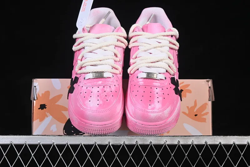 All categories Nk Air Force 1 Air Force series Nk Air Force 1 Low Air Force low-top Nike Air Force 1'07 Low Pink Attack Crow Air Force 1 low-top casual sneakers DX0788-001